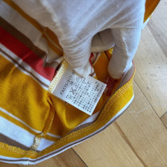 Burberry Blue Label Women's Striped Sleeveless Top - Size 38 (US 4-6) - Picture 10 of 11